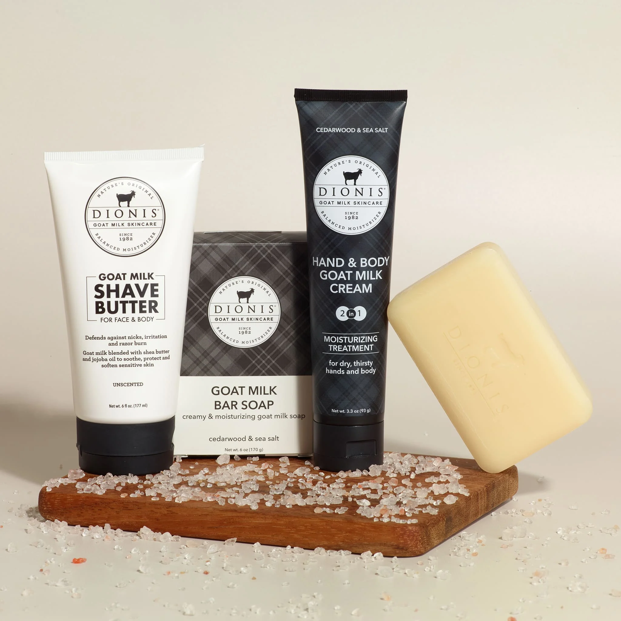 Cedarwood & Sea Salt Bath & Body 3 Piece Gift Set - Image 2