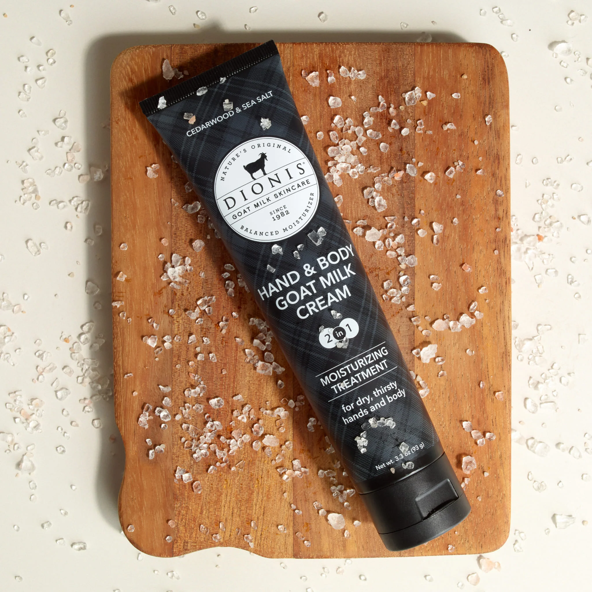 Cedarwood & Sea Salt Hand & Body Goat Milk Cream - Image 2