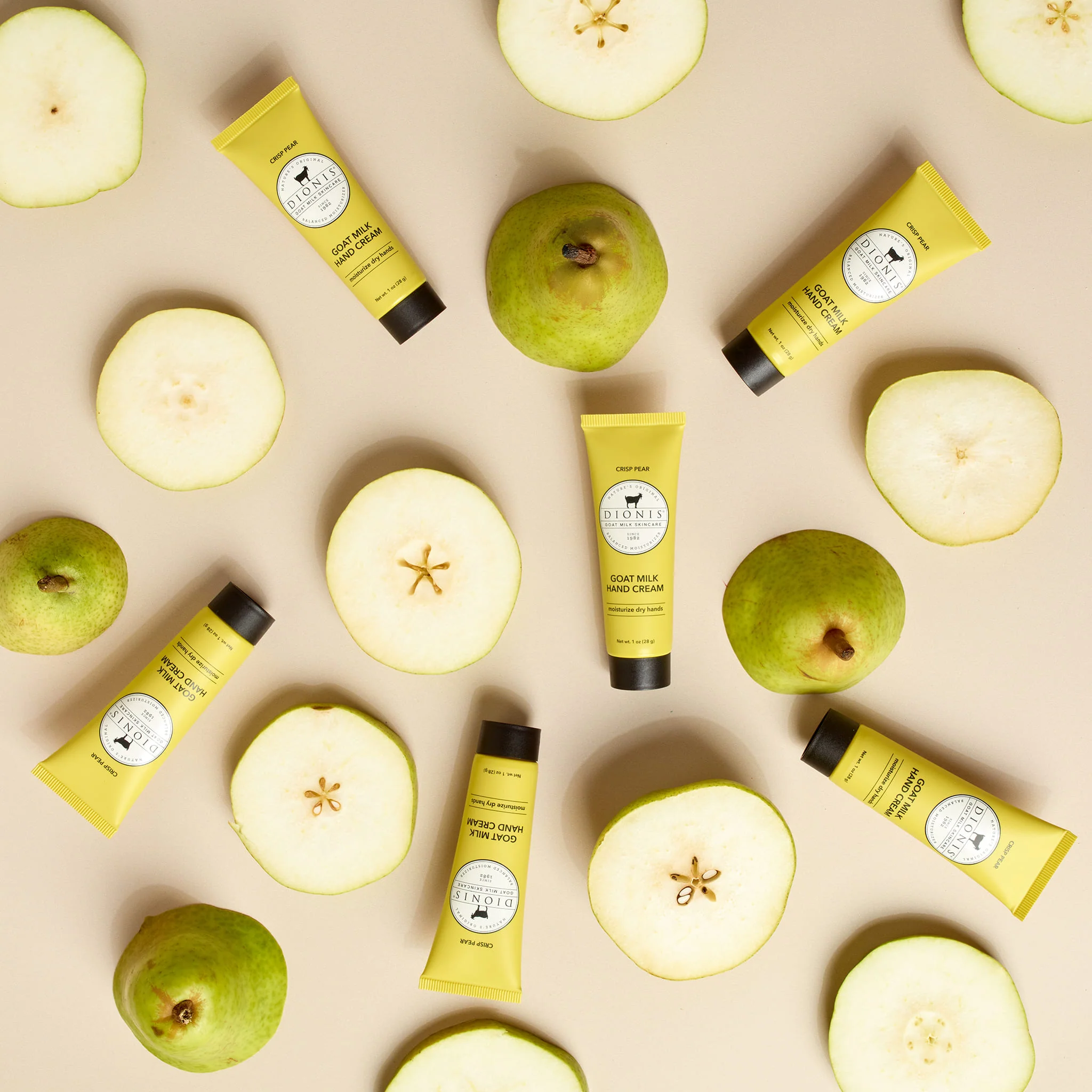 Crisp Pear Goat Milk Hand Cream, Set of 6 - Image 4