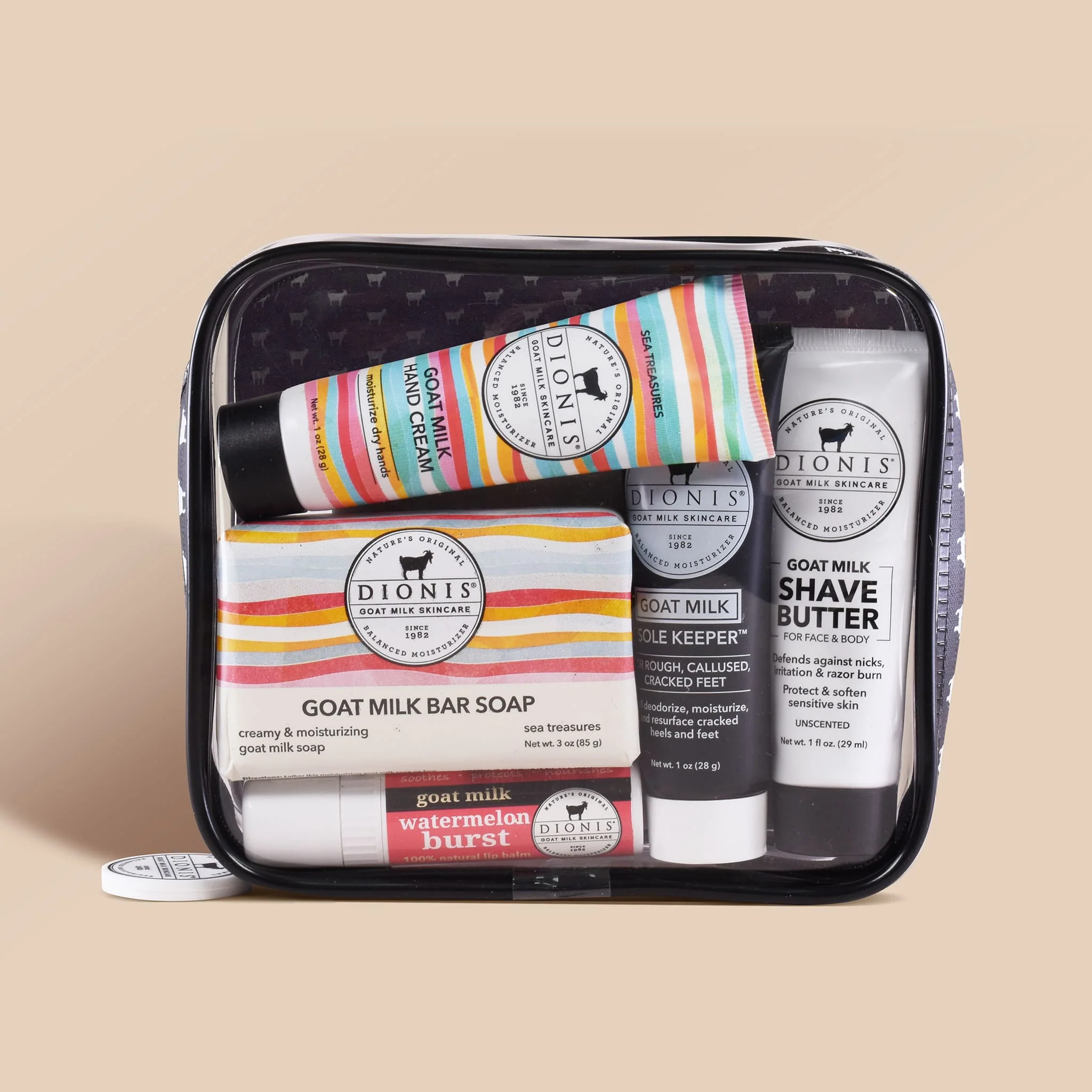 New 6 Piece Travel Kits