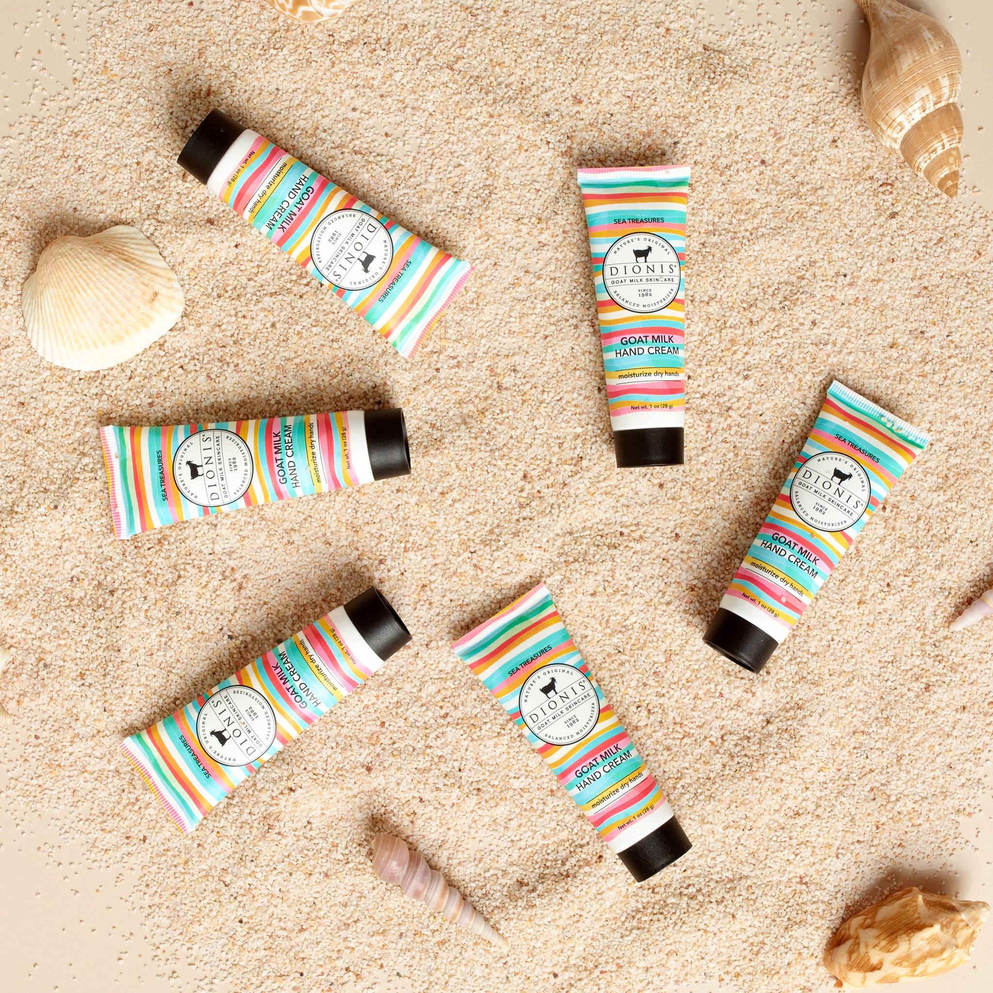 Sea Treasures Goat Milk Hand Cream, Set of 6 - Image 4